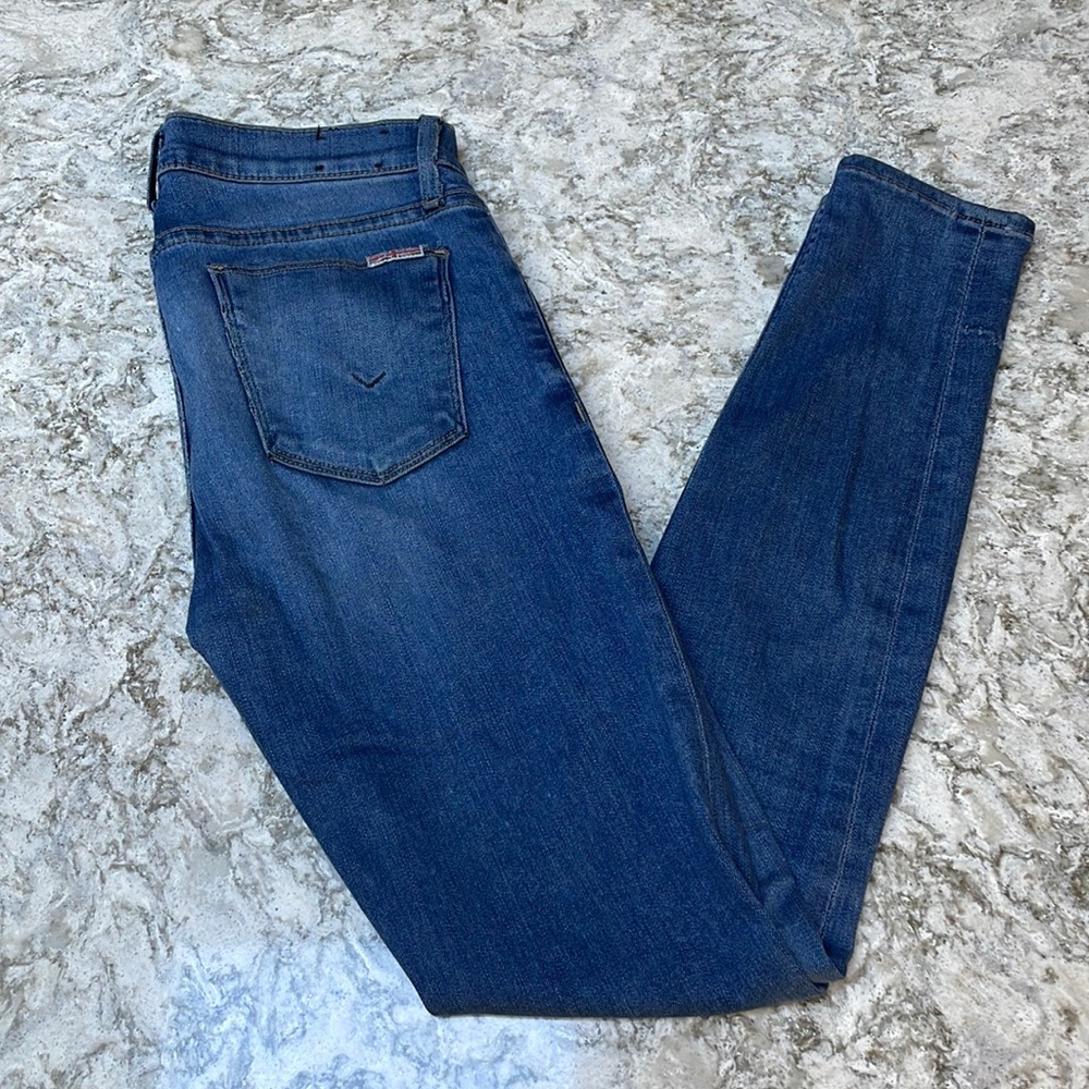 Skinny low rise Hudson jeans